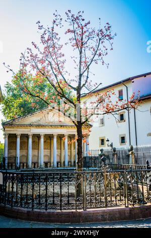 Gernikako Arbola - der Baum von Gernika ist eine Eiche, die die traditionellen Freiheiten für das Volk der Biskaya symbolisiert und damit auch für das baskenland Stockfoto