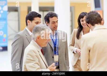 Führungskräfte im Convention Center, Business, Donostia, San Sebastian, Baskisches Land, Spanien. Stockfoto