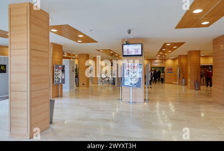 Hall, Krankenhaus Donostia, San Sebastian, Gipuzkoa, Baskenland, Spanien. Stockfoto