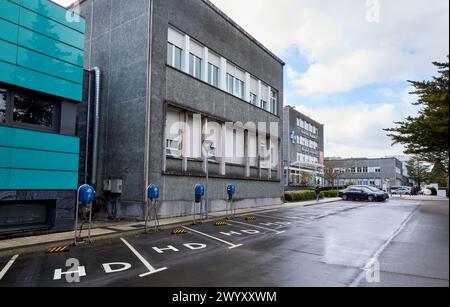 Aranzazu Gebäude, Krankenhaus Donostia, San Sebastian, Gipuzkoa, Baskenland, Spanien. Stockfoto