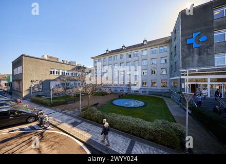 Aranzazu Gebäude, Krankenhaus Donostia, San Sebastian, Gipuzkoa, Baskenland, Spanien. Stockfoto