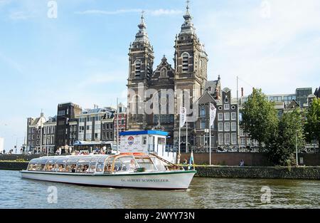 St. Nikolaikirche (Sint Nikolaas Kerk). Amsterdam. Niederlande. Stockfoto