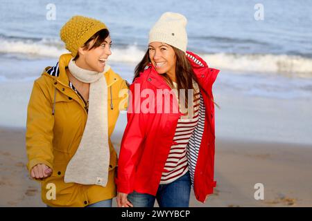 Lifestyles, Hendaya Beach. Stockfoto