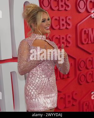 Megan Moroney nimmt am 7. April 2024 an den CMT Music Awards 2024 im Moody Center in Austin, Texas, Teil. Foto: Amy Price/imageSPACE/MediaPunch Stockfoto