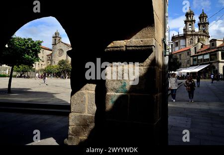 Convento of San Francisco in Pontevedra, Spanien Stockfoto