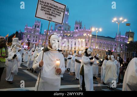 8M internationaler Frauentag in madrid mit: Atmosphäre Wo: Madrid, Spanien Wann: 08 Mär 2024 Credit: Oscar Gonzalez/WENN Stockfoto