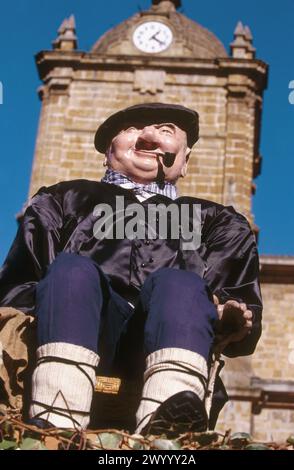 Olentzero, baskische weihnachtstradition. Euskadi. Spanien. Stockfoto