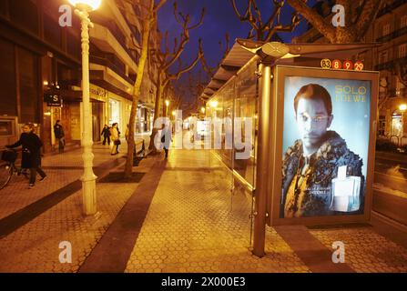 Avenida de La Libertad, Donostia, San Sebastian, Guipuzcoa, Baskenland, Spanien. Stockfoto