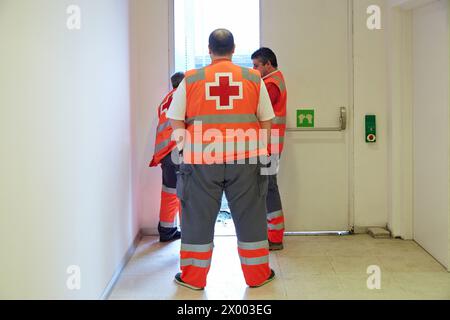 Red Cross Health, Ficoba, Irun, Gipuzkoa, Baskenland, Spanien. Stockfoto