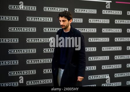 ROM, ITALIEN - 08. APRIL: Pietro Castellitto nimmt an der Premiere von „Challengers“ im Cinema Barberini am 8. April 2024 in Rom Teil. (Foto von Stockfoto