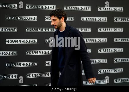 ROM, ITALIEN - 08. APRIL: Pietro Castellitto nimmt an der Premiere von „Challengers“ im Cinema Barberini am 8. April 2024 in Rom Teil. (Foto von Stockfoto