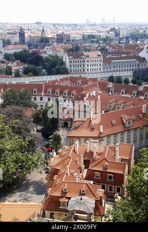 Palastgärten Wallenstein, Mala Strana, Prag, Tschechische Republik. Stockfoto