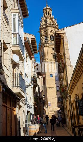 Parroquia de Santo Tomás Apóstol, Haro, La Rioja, Spanien, Europa. Stockfoto