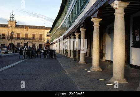 Hauptplatz. Almagro. Provinz Ciudad Real. Spanien. Stockfoto