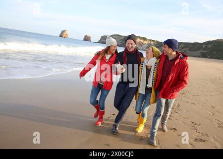 Lifestyles, Hendaya Beach. Stockfoto