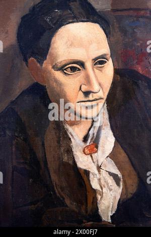 Gertrude Stein, 1905-1906, Pablo Picasso, Reina Sofia Museum, Madrid, Spanien, Europa. Stockfoto