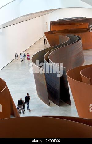 The Matter of Time, 19942005, Richard Serra (1938), Guggenheim Bilbao Museum, Bilbao, Baskenland, Spanien, Europa. Stockfoto