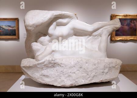 Auguste Rodin (1840-1917),. Der Traum (der Engelskuss), Hacia 1905. Stockfoto