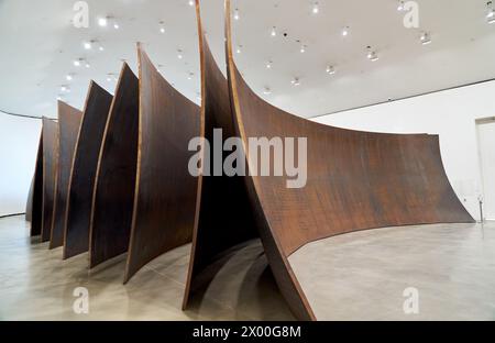 The Matter of Time, 19942005, Richard Serra (1938), Guggenheim Bilbao Museum, Bilbao, Baskenland, Spanien, Europa. Stockfoto
