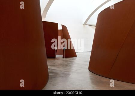 The Matter of Time, 19942005, Richard Serra (1938), Guggenheim Bilbao Museum, Bilbao, Baskenland, Spanien, Europa. Stockfoto