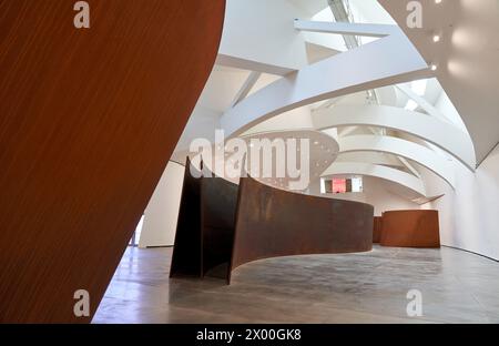 The Matter of Time, 19942005, Richard Serra (1938), Guggenheim Bilbao Museum, Bilbao, Baskenland, Spanien, Europa. Stockfoto