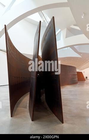 The Matter of Time, 19942005, Richard Serra (1938), Guggenheim Bilbao Museum, Bilbao, Baskenland, Spanien, Europa. Stockfoto