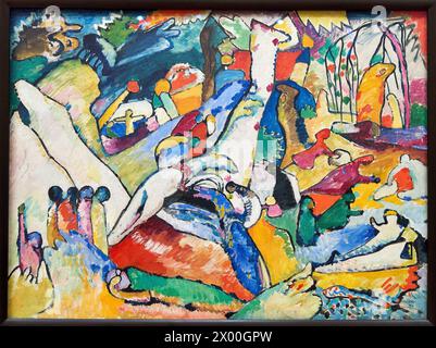 Skizze für Komposition II (Skizze für Komposition II), 1909-10, Vasily Kandinsky (* 1866, Moskau; d. 1944, Neuilly-sur-seine, Frankreich), Museum. Stockfoto