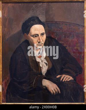 Gertrude Stein, 1905-1906, Pablo Picasso, Reina Sofia Museum, Madrid, Spanien, Europa. Stockfoto