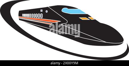 Fast Train Symbol Vektor Illustration Symbol Design Stock Vektor