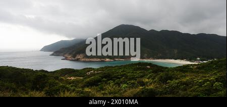 Sai Wan Beach im Sai Kung East Country Park in Hongkong. Stockfoto