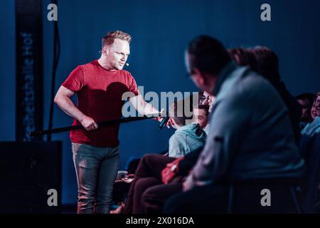 Ralf Schmitz bei 'Ralf Schmitz - Schmitzefrei' in der Freiheitshalle. Hof, 25.01.2024 Stockfoto