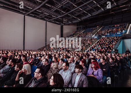 Ralf Schmitz bei 'Ralf Schmitz - Schmitzefrei' in der Freiheitshalle. Hof, 25.01.2024 Stockfoto