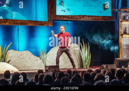 Ralf Schmitz bei 'Ralf Schmitz - Schmitzefrei' in der Freiheitshalle. Hof, 25.01.2024 Stockfoto