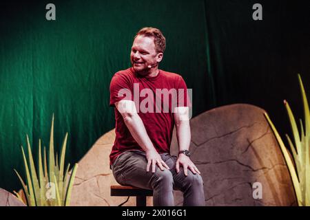 Ralf Schmitz bei 'Ralf Schmitz - Schmitzefrei' in der Freiheitshalle. Hof, 25.01.2024 Stockfoto