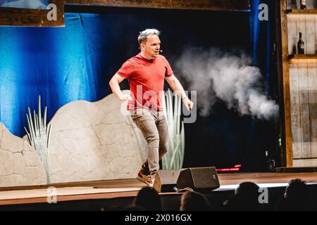 Ralf Schmitz bei 'Ralf Schmitz - Schmitzefrei' in der Freiheitshalle. Hof, 25.01.2024 Stockfoto