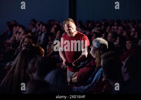 Ralf Schmitz bei 'Ralf Schmitz - Schmitzefrei' in der Freiheitshalle. Hof, 25.01.2024 Stockfoto