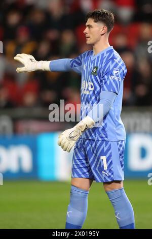 Rotherham, Großbritannien. April 2024. The Rotherham United FC gegen Plymouth Argyle FC im Aesseal New York Stadium, Rotherham, England, Vereinigtes Königreich am 5. April 2024 Credit: Every Second Media/Alamy Live News Stockfoto