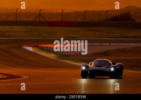 Aston Martin Valkyrie auf der Spur Stockfoto