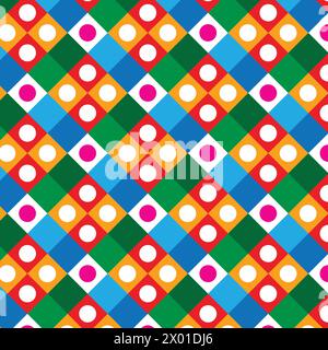 Abstrakte Vektorillustration für geometrische Muster. Stock Vektor