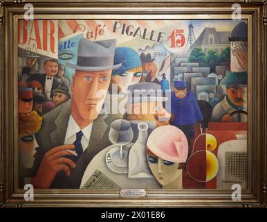 George Gershwin, ein Amerikaner in Paris. Miguel Covarrubias. Museo de Arte Latinoamericano de Buenos Aires. MALBA. Fundación Costantini. Buenos Aires. A Stockfoto
