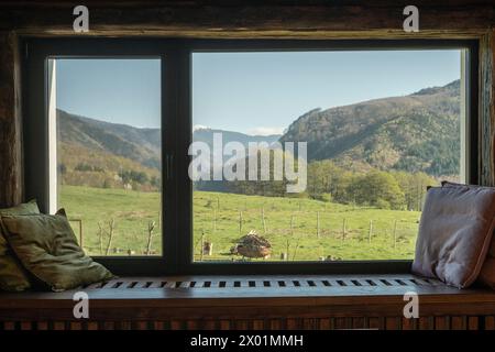 Nucsoara, Kreis Argeș, Muntenia, Rumänien Stockfoto