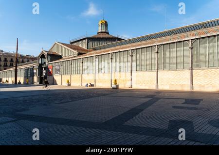 Der ehemalige Markt im Stadteil El Born. Der Markt beherbergt jetzt ein Museum, Barcelona, Spanien Barcelona Katalonien Spanien *** der ehemalige Markt Stockfoto