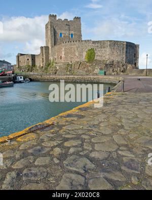 Carrickfergus Castle, Antrim, Nordirland Stockfoto