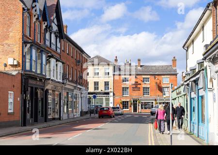 Ashby de la Zouch Bath Street Shops Ashby de la Zouch Stadtzentrum Ashby de la Zouch Leicestershire North West Leicestershire England Großbritannien GB EU Europa Stockfoto