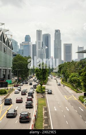 Nicoll Highway, Singapur, Asien Stockfoto