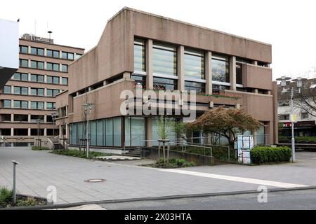 Das Rathaus in Siegen-Geisweid Rathaus Geisweid am 09.04.2024 in Siegen/Deutschland. *** Das Rathaus in Siegen Geisweid Rathaus Geisweid am 09 04 2024 in Siegen Deutschland Stockfoto