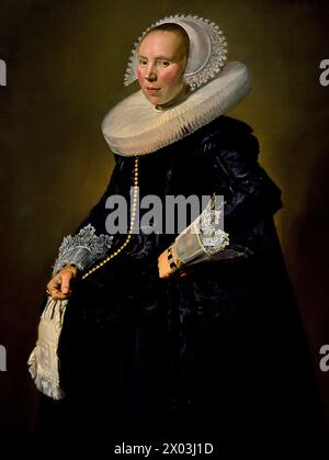 Porträt einer Frau, wahrscheinlich Cunera van Baersdorp (1600-1640) (ca. 1625) Frans Hals, 1582-1666, Antwerpen-Haarlem, Niederländisch, Niederlande, 17. Jahrhundert, das Goldene Zeitalter der Niederlande Stockfoto