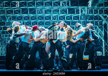 Italien, 8. April 2024 Annalisa Live in der Inalpi Arena, Turin „Tutti Nel Vortice - Palasport“ Italientour © Luca Moschini Stockfoto