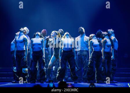 Italien, 8. April 2024 Annalisa Live in der Inalpi Arena, Turin „Tutti Nel Vortice - Palasport“ Italientour © Luca Moschini Stockfoto