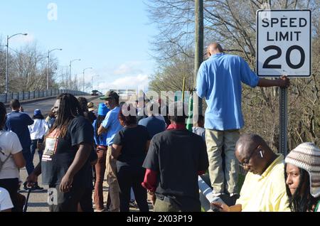 Bloody Sunday, Selma, Alabama, 59. Jahrestag, Stimmrechte BLM Stockfoto